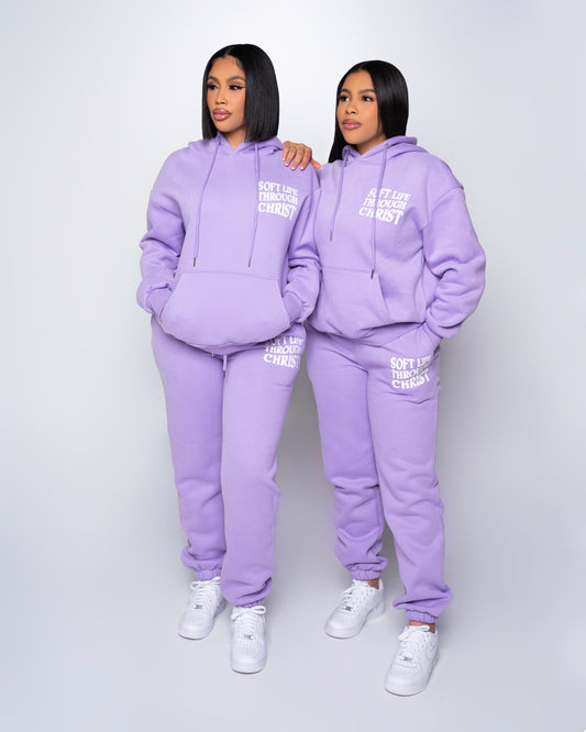 SLTC hoodie and pants set (Purple)