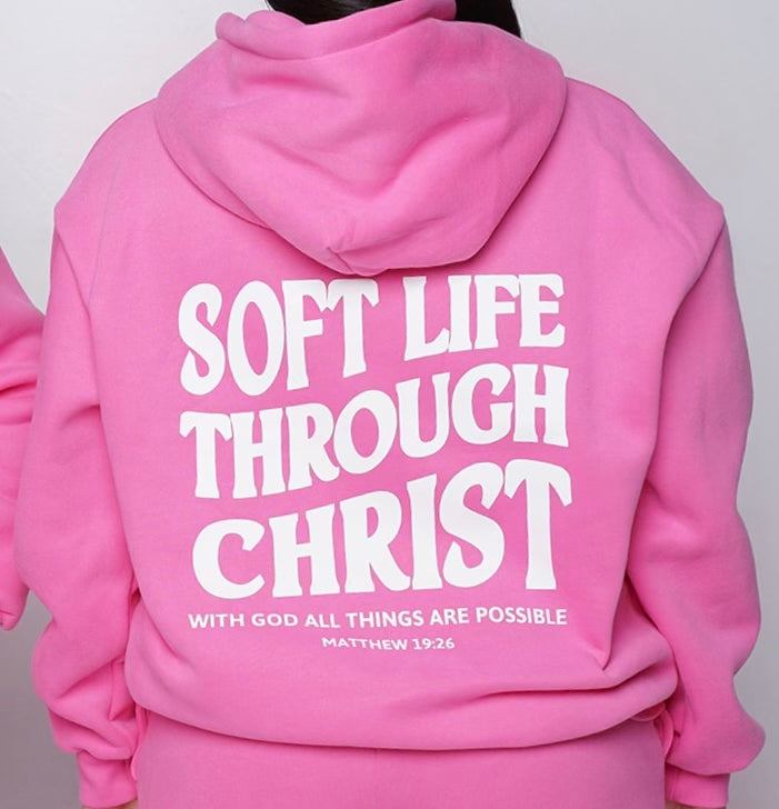 SLTC hoodie and pants set (Pink)