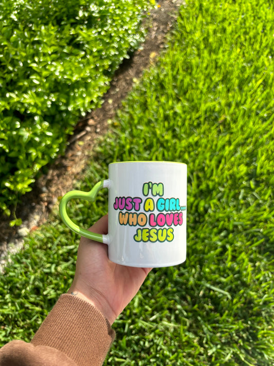 3D “I’m just a girl” mug