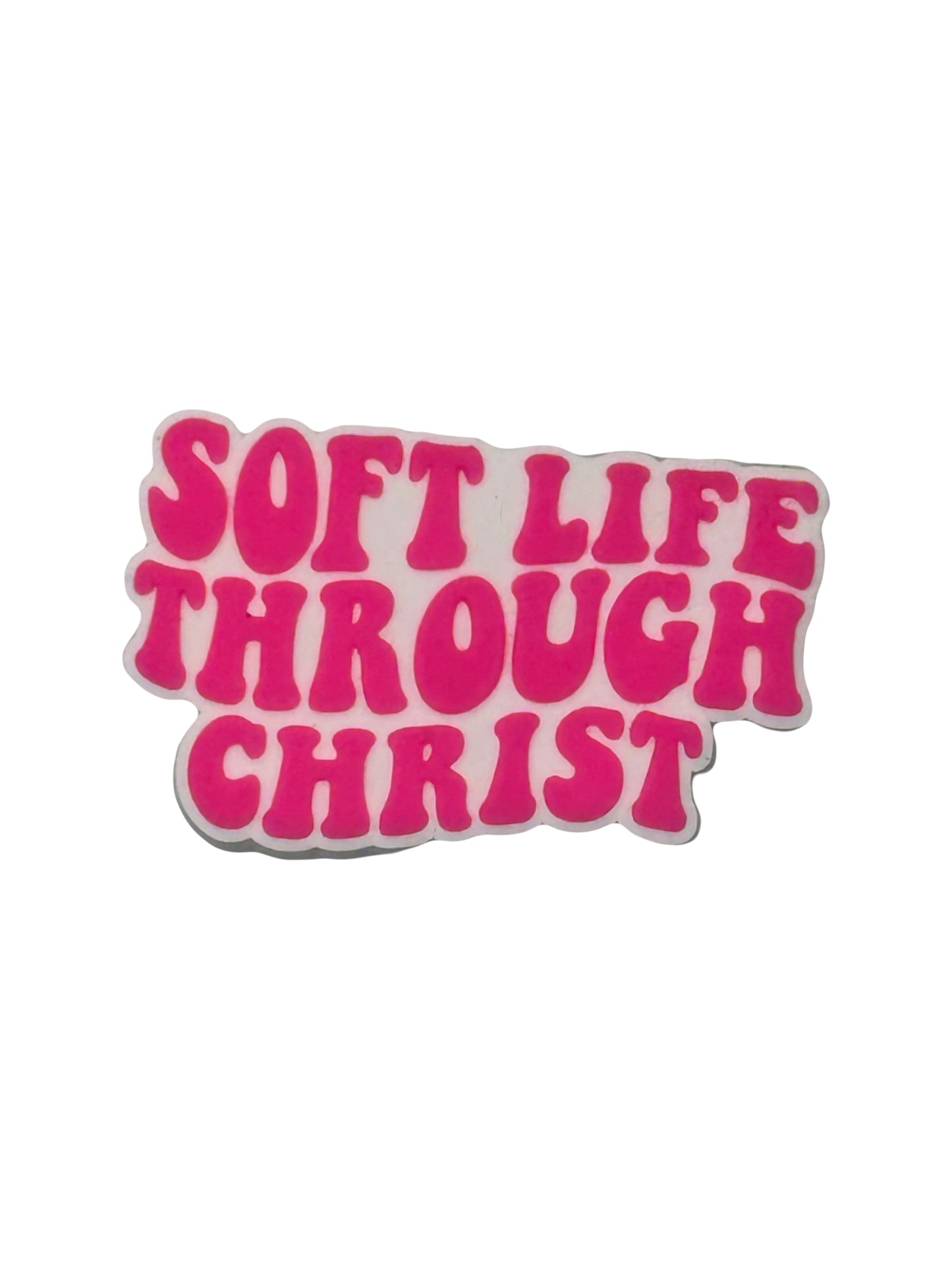 Soft Life Through Christ Croc Charms