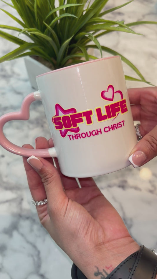 3D Soft Life Through Christ mug